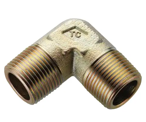 Male thread elbow - Male PT thread / Male PT thread